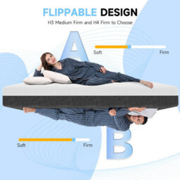 Onemill Memory Foam Mattress 6 Inch With Soft Fabric Skin-Friendly Mattress-Single - thumbnail 7