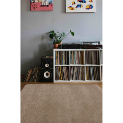 Melrose Relay Classic Mixed Fibres Latte Medium Indoor Area Rug 100/150Cm - image 1