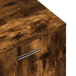 Berkfield Tv Cabinet Smoked Oak 120X34X37 Cm Engineered Wood - thumbnail 7