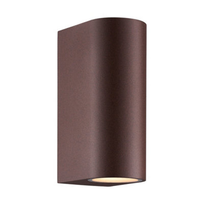 Nordlux Dion Outdoor Aluminium Wall Light Weatherproof Brown,mains - image 1
