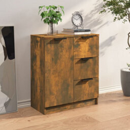 Walplus Sideboard Smoked Oak Engineered Wood - thumbnail 8
