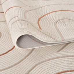 The Rugs Carmel Cream/terra Geometric Area Rug And Runner Non Shedding, Stain Resistant, Soft - thumbnail 3