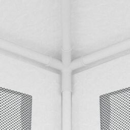 Walplus Party Tent Garden Gazebo Canopy With 4 Mesh Sidewalls 2X2 M White - thumbnail 6
