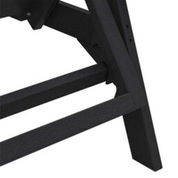 Walplus Sun Lounger Black 73.5 X 92 X 90Cm Hdpe - thumbnail 7