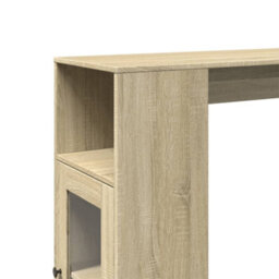 Berkfield Bar Table With Racks Sonoma Oak 101X40X103.5 Cm Engineered Wood - thumbnail 9