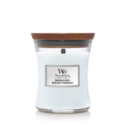 Woodwick Candle Magnolia Birch Medium Hourglass - thumbnail 1
