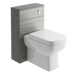 Plum&clay Walter Grey Wood Effect Toilet Wc Unit - thumbnail 2