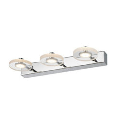 Luminosa Lighting Luminosa Modern Led Wall Lamp Chrome, Warm White 3000K 630Lm