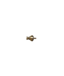 Unknown 28mm Fixed Length Metal Eyelet Curtain Pole Set In Antique Brass - Vienna Finial, 250Cm - thumbnail 2