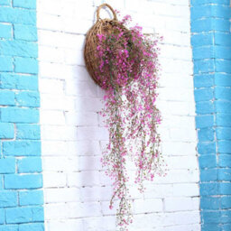 Living And Home Artificial Golden Willow Hanging Flowers Simulation Bouquet - thumbnail 3