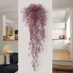 Living And Home Artificial Golden Willow Hanging Flowers Simulation Bouquet