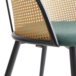 Beliani Set Of 2 Dining Chairs Cornell Metal Green - thumbnail 8