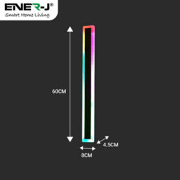 Ener-J Ener J Outdoor Led Modern Wall Light Rgb 60Cm Matte Black 12W 240V - thumbnail 2