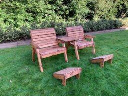 Charles Taylor Trading Charles Taylor Grand Twin Set Straight With Footstools - thumbnail 1