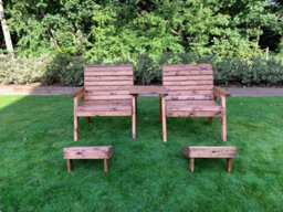 Charles Taylor Trading Charles Taylor Grand Twin Set Straight With Footstools - thumbnail 2