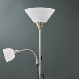 Valuelights Mozz Brushed Chrome Mother And Child Floor Lamp - thumbnail 3