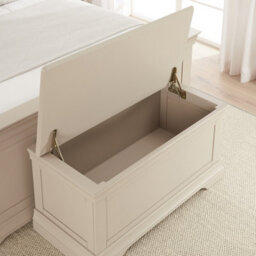 The Furniture Market Wilmslow Dove Grey Painted Blanket Bedding Box - thumbnail 5