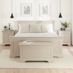 The Furniture Market Wilmslow Dove Grey Painted Blanket Bedding Box - thumbnail 6