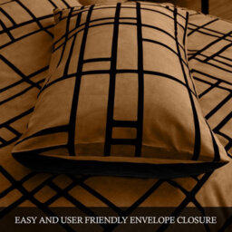 Lazzaro Premium Duvet Cover Set Double Brushed Microfiber Reversible With Zipper Closure & Corner Ties - thumbnail 6