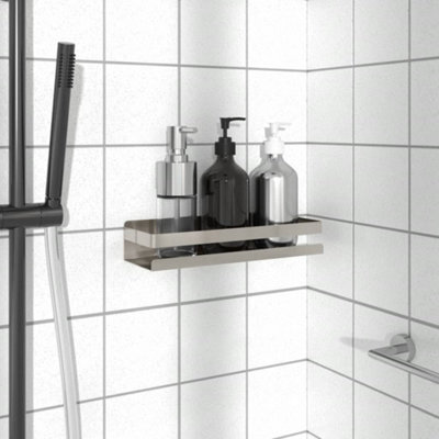 Vidaxl Shower Shelf 30X10X6 Cm Brushed 304 Stainless Steel - image 1