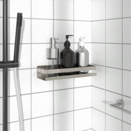 Vidaxl Shower Shelf 30X10X6 Cm Brushed 304 Stainless Steel - thumbnail 1