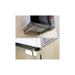 Heavy Duty Microwave Oven Shelf Bracket, Stainless Steel, Folding Rack Wall Mount - thumbnail 3