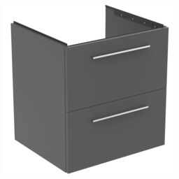 Ideal Standard I.life B Matt Quartz Grey Wood Effect Wall-Mounted Bathroom Vanity Unit (H) 630mm (W) 600mm - thumbnail 3