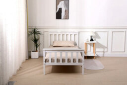 Starlight Beds Somnium White Shaker Wooden Bed Frame Super King - thumbnail 2