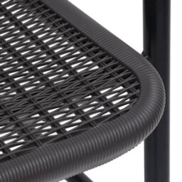 Berkfield Garden Chairs 6 Pcs Plastic Rattan And Steel 110 Kg - thumbnail 7