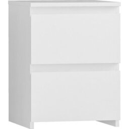 Lassic Vida Designs Denver White 2 Drawer Bedside Chest (H)400mm (W)295mm (D)295mm - thumbnail 6