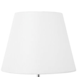 Beliani Modern Table Lamp - Round Light-Brown Plywood Base With White Polycotton Shade, 22 X 22 X 41 Cm - thumbnail 3