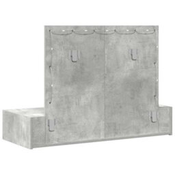 Walplus Dressing Table Grey 100 X 40 X 70 Cm Engineered Wood - thumbnail 7