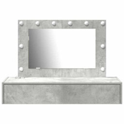 Walplus Dressing Table Grey 100 X 40 X 70 Cm Engineered Wood - thumbnail 5