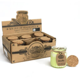 Serenityy Vanilla Soy Pot Of Fragrance Candle In Reusable Green Glass Jar With Cork Lid, 120 G, 20 Hour Burn Time - thumbnail 5