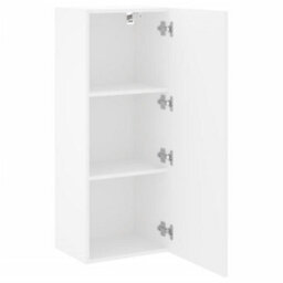 Berkfield Tv Wall Cabinet White 40.5X30X102 Cm Engineered Wood - thumbnail 6