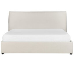 Beliani Ottoman Bed Boucle Lavaur 160 X 200 Cm (Eu King Size) Off-White - thumbnail 4