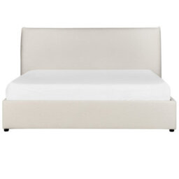 Beliani Ottoman Bed Boucle Lavaur 160 X 200 Cm (Eu King Size) Off-White - thumbnail 5