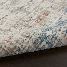 Light Grey Multi Rustic Textures Luxurious Modern Abstract Bedroom & Living Room Rug -120Cm X 180Cm - thumbnail 6