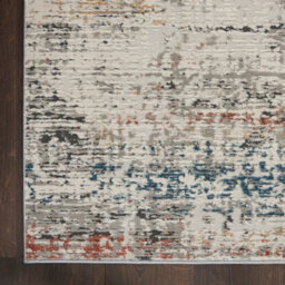 Light Grey Multi Rustic Textures Luxurious Modern Abstract Bedroom & Living Room Rug -120Cm X 180Cm - thumbnail 5