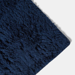 Ohs Fluffy Teddy Rug Soft Floor Carpet Non Slip Area Mat, Navy - 160 X 230Cm - thumbnail 2