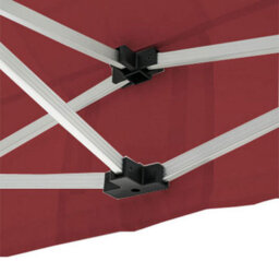 Crocodile Trading 3M X 3M Compact 40 Commercial Instant Shelter Pop Up Gazebos Frame, Canopy & Sides - Burgundy - thumbnail 8