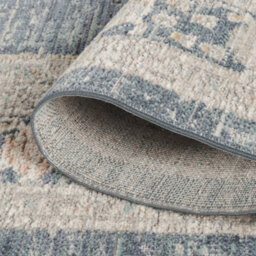 Maia Washable Low Pile Non Slip Orchid Traditional Area Rug - Navy, 160 X 240 Cm (Rectangular) - thumbnail 3