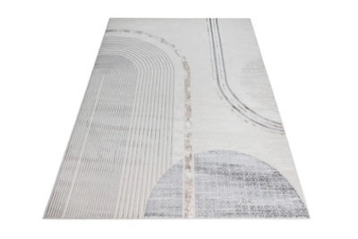 Stratus Interiors Mystique Large Neutral Style Living Room Rug - Beige / Cream / Brown / Dark Brown - Medium - image 1
