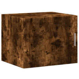 Berkfield Wall Cabinet Smoked Oak 50X42.5X40 Cm Engineered Wood - thumbnail 2