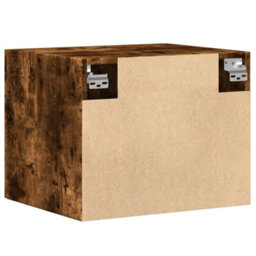 Berkfield Wall Cabinet Smoked Oak 50X42.5X40 Cm Engineered Wood - thumbnail 6