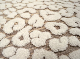 Allure Bath Fashions Luxury Jacquard Leopard Bath Towel - Natural - thumbnail 6