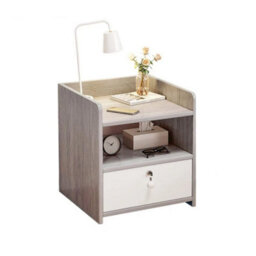 1 Drawer Compact Wooden Bedroom Bedside Cabinet Furniture - thumbnail 5