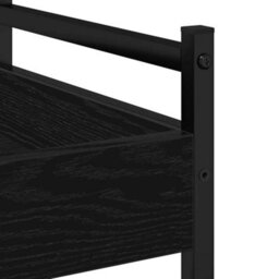 Walplus Kitchen Trolley Black Oak 50 X 30 X 70 Cm Engineered Wood - thumbnail 9