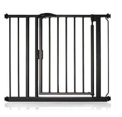 Bettacare Auto Close Stair Gate, 89.4Cm - 96.4Cm, Matt Black, Pressure Fit Safety Gate, Baby Gate - image 1