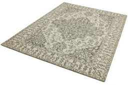 Grey Handmade Luxurious Traditional Rug For Living Room And Bedroom-200Cm X 290Cm - thumbnail 3
